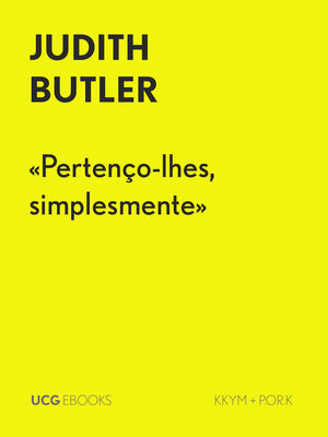 cover image of Pertenço-lhes, simplesmente